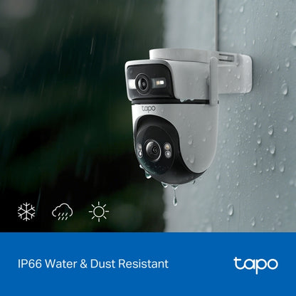 Tapo Outdoor Dual Lens Pan/Tilt Security Camera - Tapo C545D