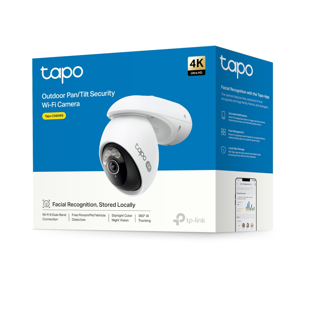 Tapo Outdoor Pan/Tilt Security Wi-Fi Camera - C560WS