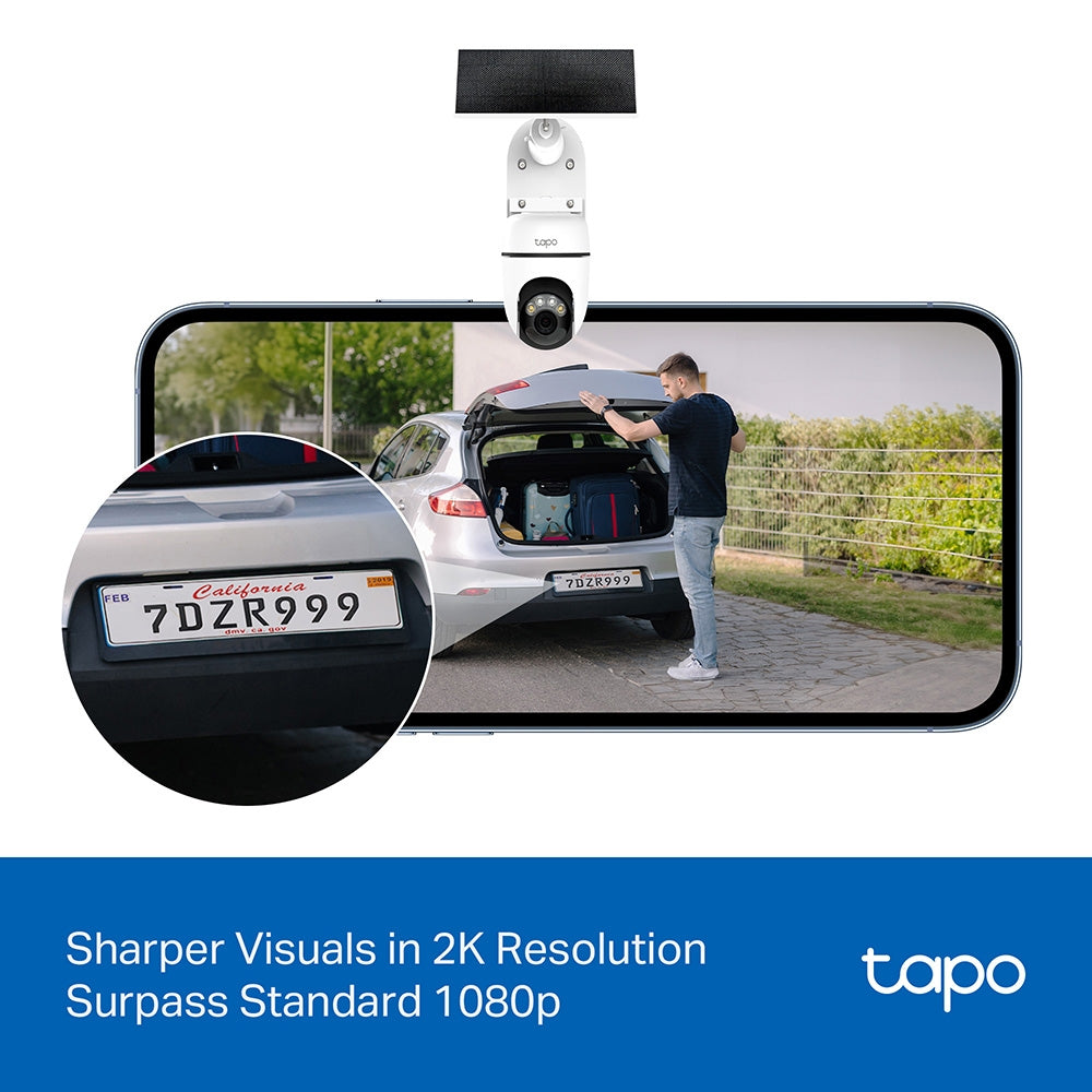 Tapo Solar-Powered Pan/Tilt Security Camera Kit - C610 KIT