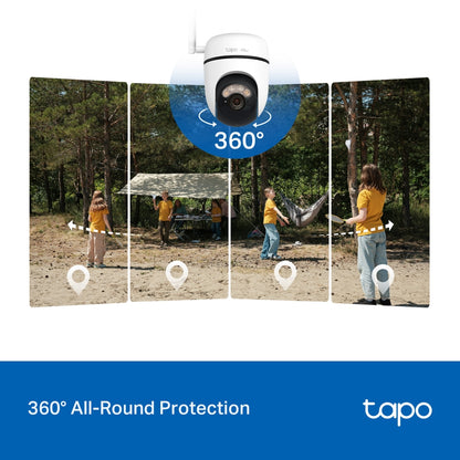 Tapo Solar-Powered Pan/Tilt 4G LTE Security Camera Kit - C615G KIT