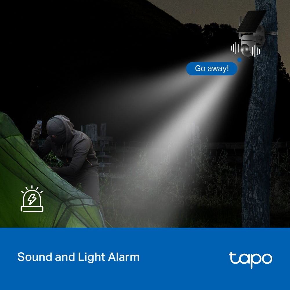 Tapo Solar-Powered Pan/Tilt 4G LTE Security Camera Kit - C615G KIT