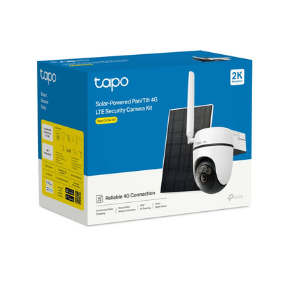 Tapo Solar-Powered Pan/Tilt 4G LTE Security Camera Kit - C615G KIT