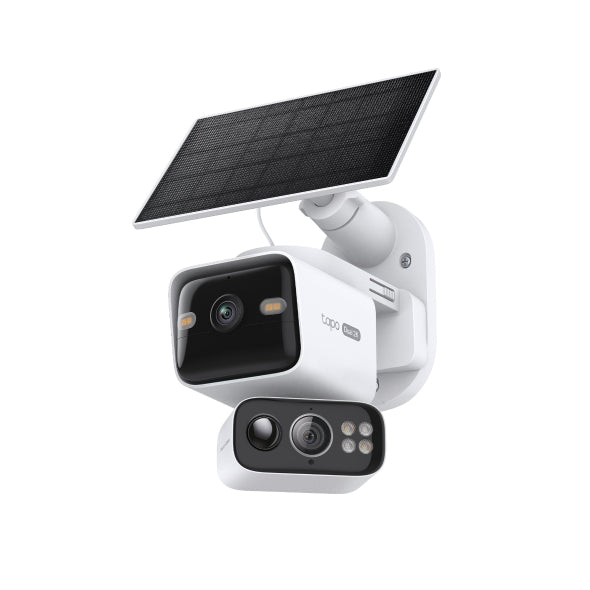 Tapo Solar-Powered Dual-Lens Pan/Tilt Security Camera Kit - Tapo C645D KIT