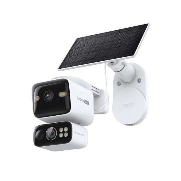 Tapo Solar-Powered Dual-Lens Pan/Tilt Security Camera Kit - Tapo C645D KIT
