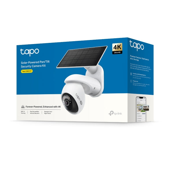 Tapo Solar-Powered Pan/Tilt Security Camera Kit - Tapo C660 KIT