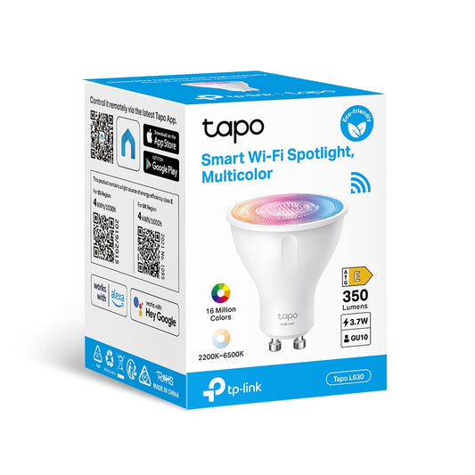 2 PACK Tapo Smart Wi-Fi Multicolor Spotlight - L630