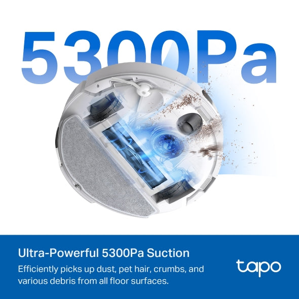 Tapo Hyper Suction Robot Vacuum & Mop + Smart Auto-Empty Dock - Tapo RV30 Max Plus