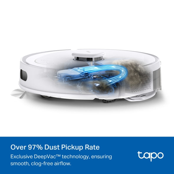 Tapo Hyper Suction Robot Vacuum & Mop + Smart Auto-Empty Dock - Tapo RV30 Max Plus