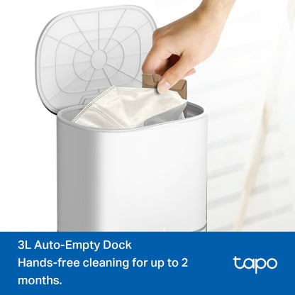 Tapo Hyper Suction Robot Vacuum & Mop + Smart Auto-Empty Dock - Tapo RV30 Max Plus