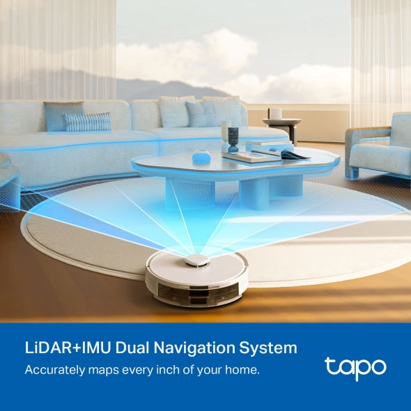 Tapo Hyper Suction Robot Vacuum & Mop + Smart Auto-Empty Dock - Tapo RV30 Max Plus