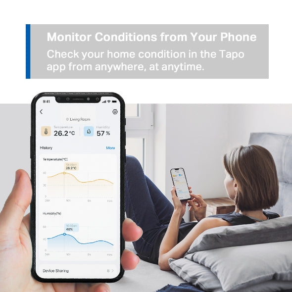Tapo Smart Temperature & Humidity Sensor - Tapo T310