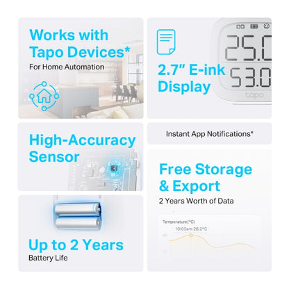 Tapo Smart Temperature & Humidity Monitor - Tapo T315