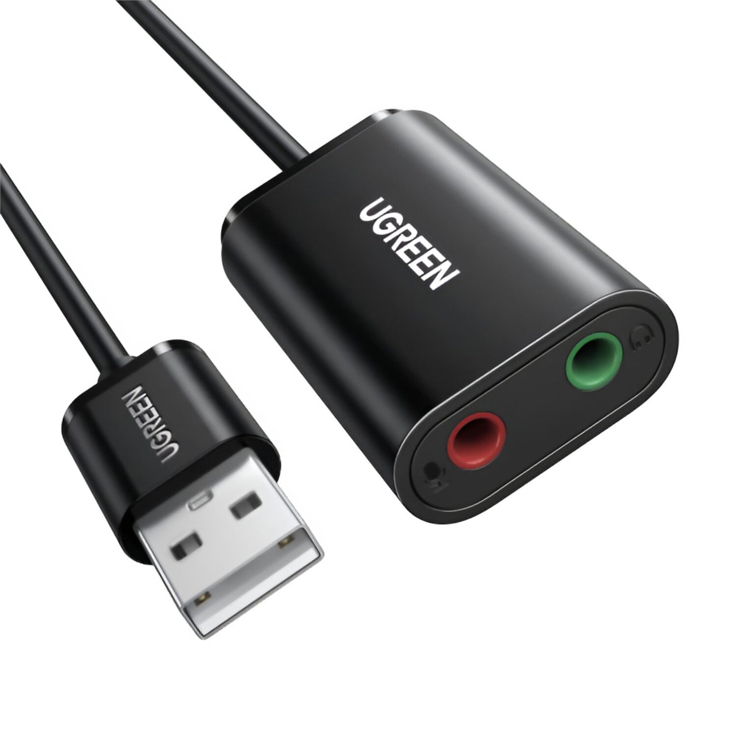 UGREEN USB to 3.5mm External Stereo Sound Adapter – Black