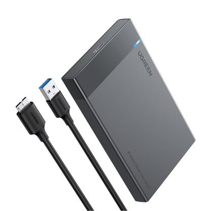 UGREEN 2.5” SATA Hard Drive USB 3.0 Enclosure, UASP, 6Gbps