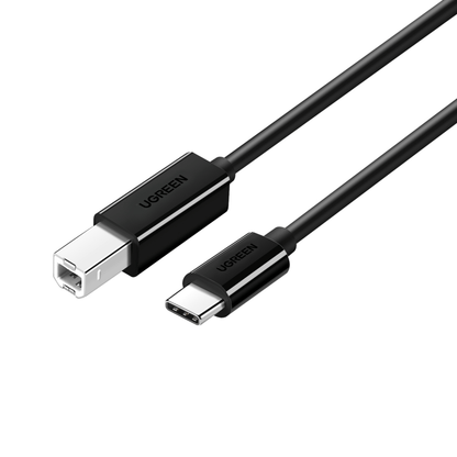 UGreen USB Type-C to B Male Printing Cable 2m – Black