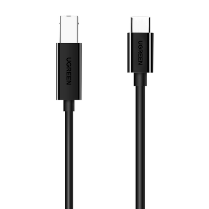 UGreen USB Type-C to B Male Printing Cable 2m – Black