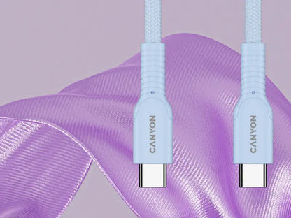 Canyon USB-C to USB-C 60W 1M - Light Blue
