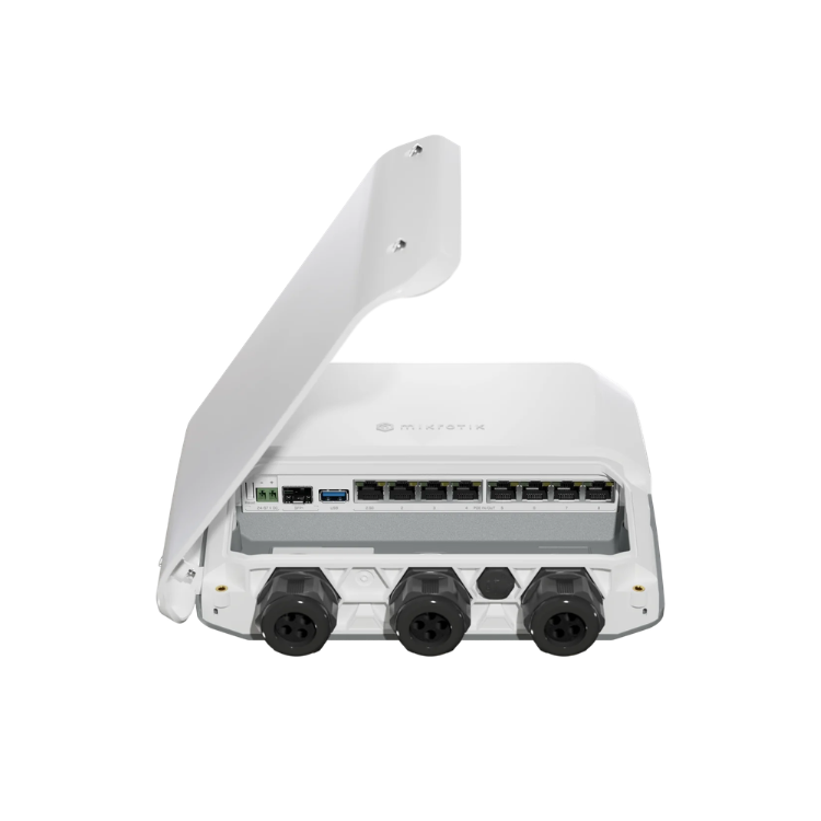 MikroTik RB5009 Outdoor - 7 Gigabit, 1 x 2.5Gbps SFP+ Quad Core Outdoor PoE Router