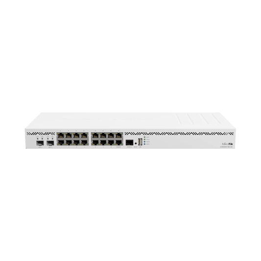 MikroTik CCR2004-16G-2S+ - Cloud Core 16 Port Gigabit, 2 x SFP+ Quad Core Router