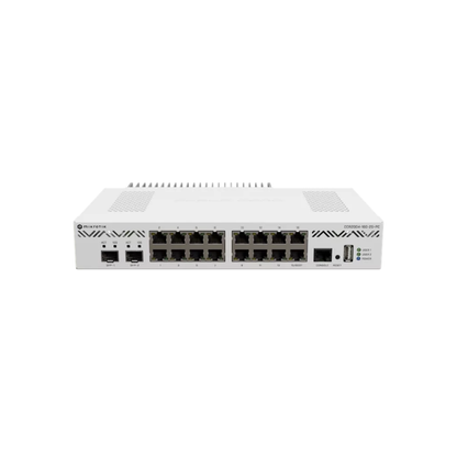 MikroTik CCR2004-16G-2S+PC - Cloud Core 16 Port Gigabit, 2 x SFP+ Quad Core Router