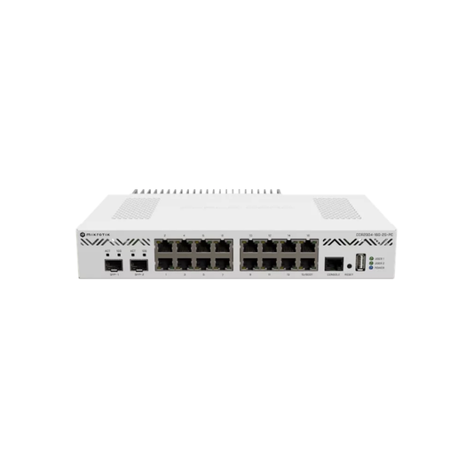 MikroTik CCR2004-16G-2S+PC - Cloud Core 16 Port Gigabit, 2 x SFP+ Quad Core Router