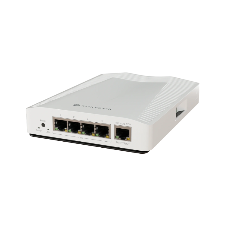 MikroTik CRS304 - 4 x 10Gbps Ethernet Ports, 1  x Gigabit Management Port Cloud Router Switch