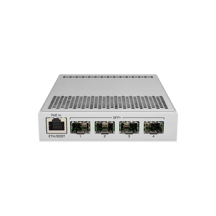 MikroTik CRS305 - 4 x SFP+, 1  x Gigabit Management Port Cloud Router Switch