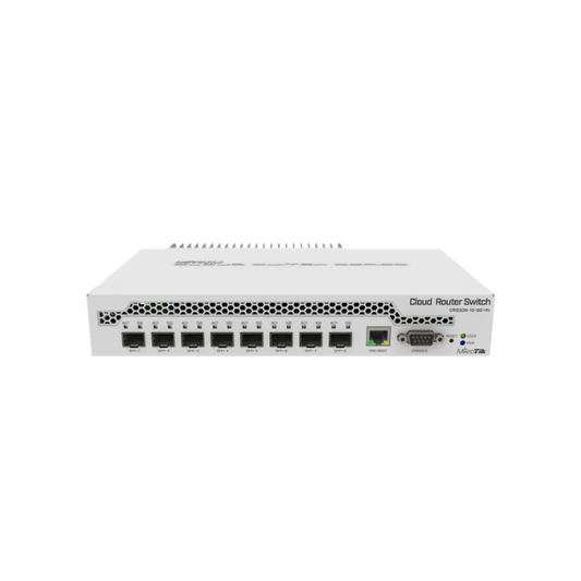 MikroTik CRS309-1G-8S+IN - 8 x SFP+ 10Gbps Ports, 1  x Gigabit Port Cloud Router Switch