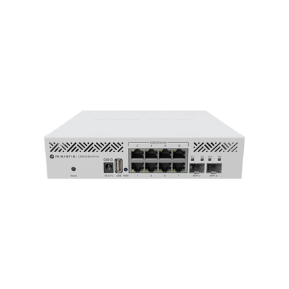 MikroTik CRS310-8G+2S+IN - 8 x 2.5Gbps Ethernet Ports, 2 x 10Gbps SFP+ Ports Cloud Router Switch