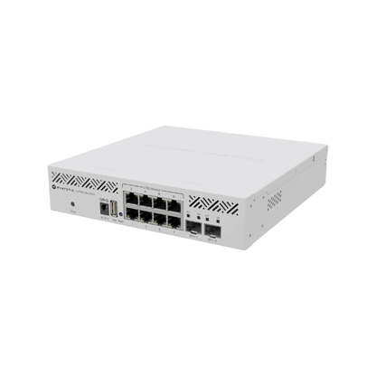 MikroTik CRS310-8G+2S+IN - 8 x 2.5Gbps Ethernet Ports, 2 x 10Gbps SFP+ Ports Cloud Router Switch