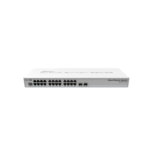 MikroTik CRS326-24G-2S+RM - 24 x Gigabit Ethernet Ports, 2 x SFP+ Cloud Router Switch