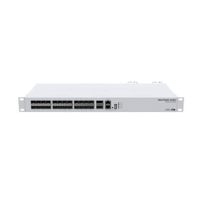MikroTik CRS326-24S+2Q+RM - 24 x SFP+ Ports, 2 x QSFP+ Ports Cloud Router Switch