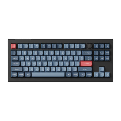 Keychron V3 Max QMK/VIA 80% Wireless Custom Mechanical Keyboard (Red Switch) – Carbon Black
