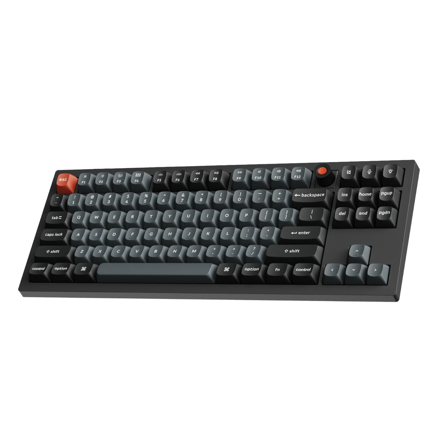 Keychron V3 Ultra 80% 8K Red Switch Hot-Swap RGB Wireless Keyboard – Black
