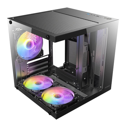 Antec VCX10M RGB Micro-ATX | ITX ARGB Mini -Tower Gaming Chassis
