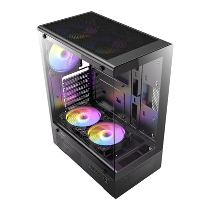 Antec VCX200 RGB Elite ATX Mid-Tower Gaming Chassis