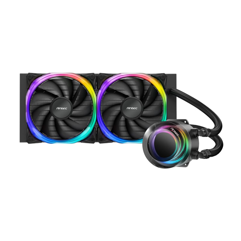 Antec Vortex 240 ARGB CPU Liquid Cooler - Black