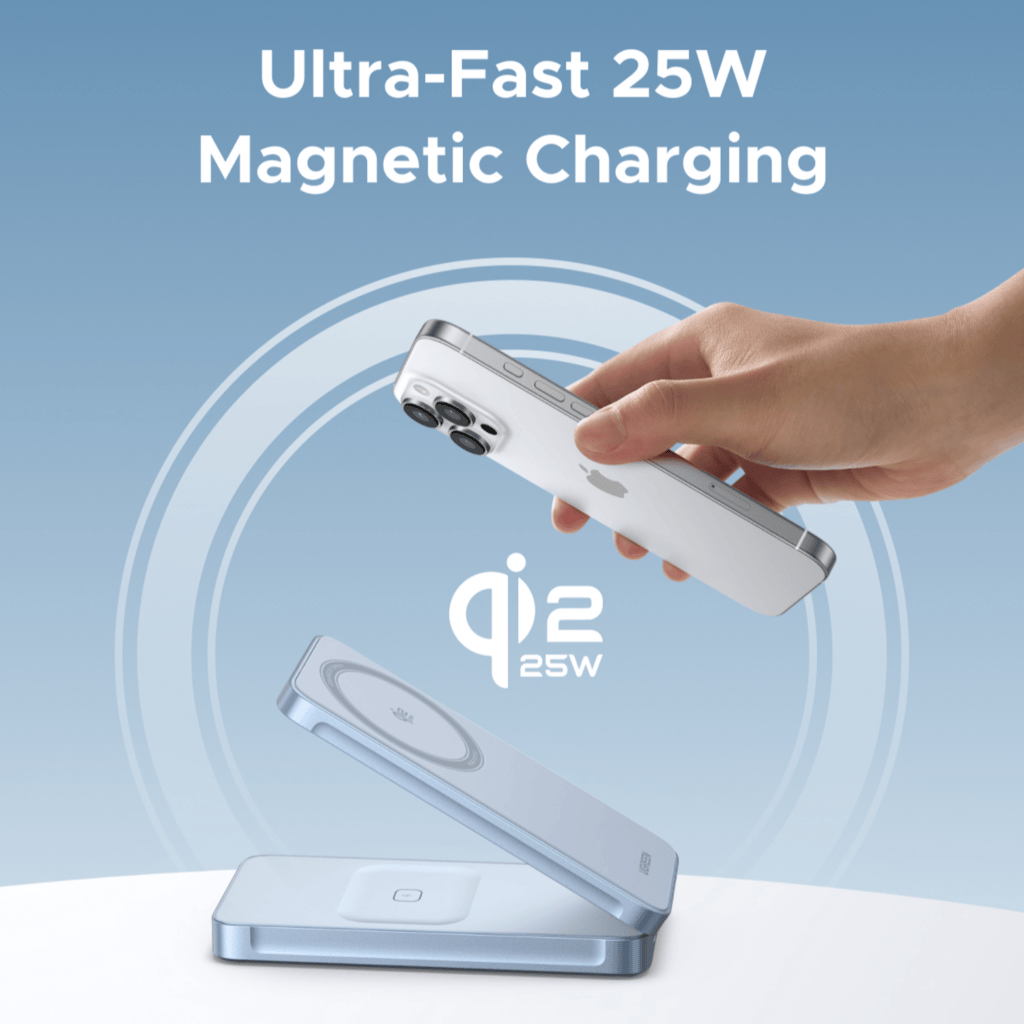 UGREEN 25W 2-in-1 Magnetic Wireless Charger