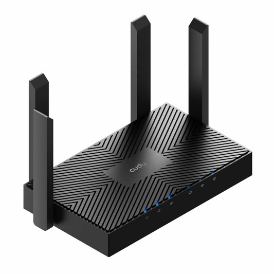 Cudy WR3000E AX3000 5-Port Gigabit Dual-Band Wi-Fi 6 Mesh Router – Black