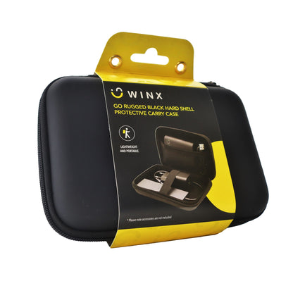 Winx Go Rugged Hardshell Protective Carry Case – Black