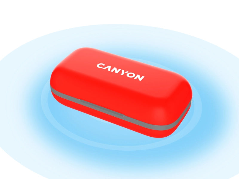 Canyon OnRun 11 TWS-11 Sport True Wireless Earbuds - Red