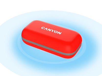 Canyon OnRun 11 TWS-11 Sport True Wireless Earbuds - Red