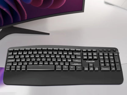 Canyon HKB-W6 Wireless Keyboard - Black
