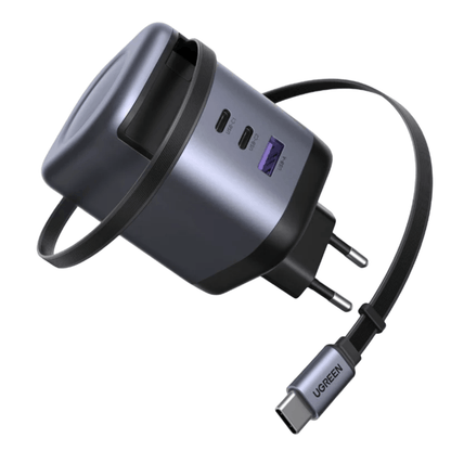 UGREEN Nexode 100W Charger with Retractable USB Type-C Cable