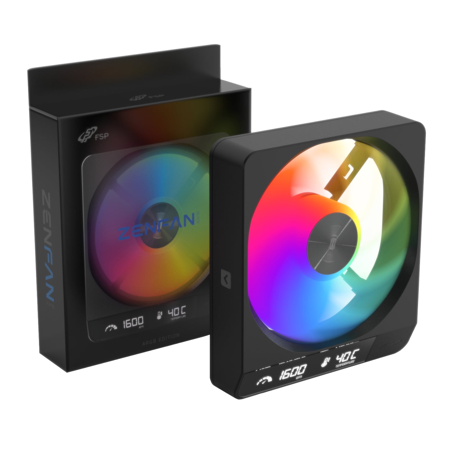 FSP ZENFAN 120mm ARGB PWM Smart Fan – Black