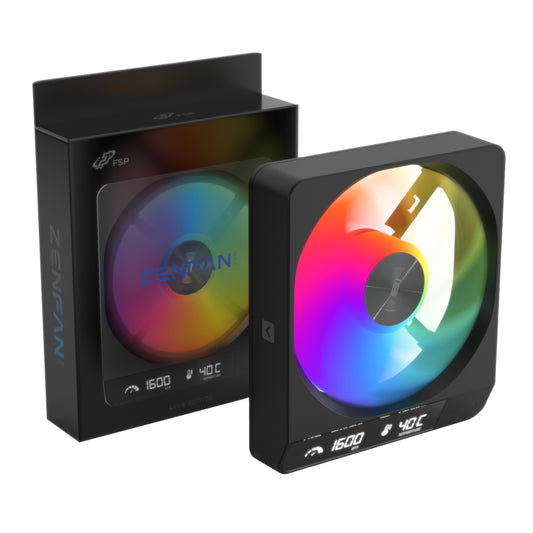 FSP ZENFAN 120mm ARGB PWM Smart Fan – Black