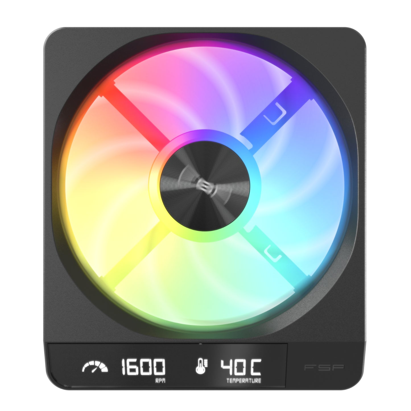 FSP ZENFAN 120mm ARGB PWM Smart Fan – Black