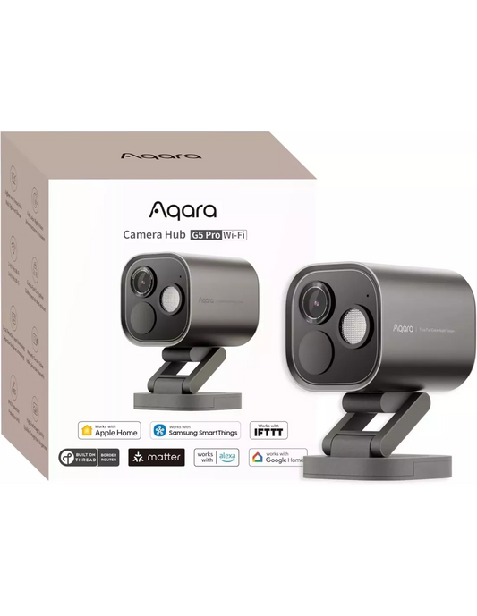 Aqara Camera Hub G5 Pro - Grey, Wireless - Aqara Hub Not Required