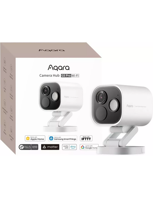 Aqara Camera Hub G5 Pro - White, Wireless - Aqara Hub Not Required