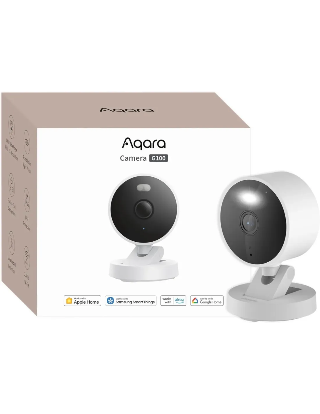 Aqara Security Camera G100 White - Aqara Hub Not Required